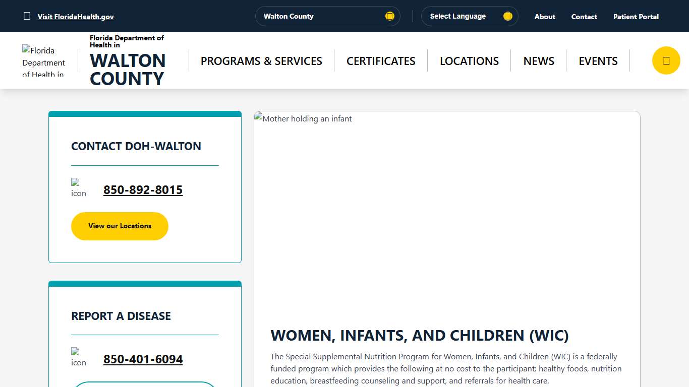 Home - Florida Department of Health in Walton County